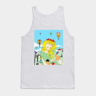 Picture in picture Tank Top